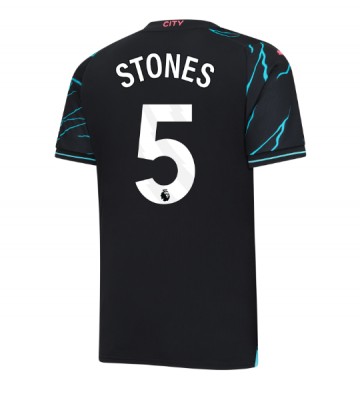 Maillot de foot Manchester City John Stones #5 Troisième 2023-24 Manches Courte